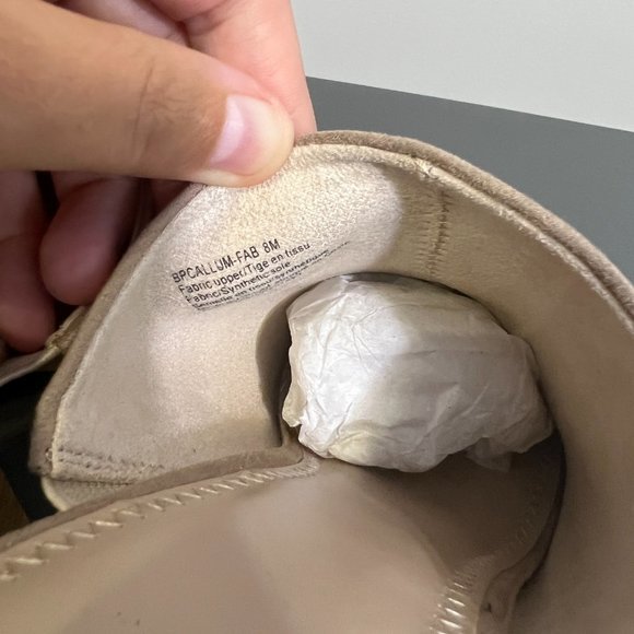 NWOT BP Callum Open Toe Mule in Beige Taupe (8) - Picture 7 of 10